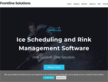 Tablet Screenshot of frontline-solutions.com